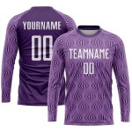 Jersey Weiß Sublimation Uniform Fußball Lila Custom Jersey Weiß Sublimation Uniform Fußball Lila Custom