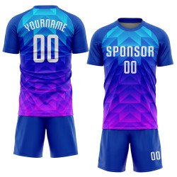 Blau-Hot Jersey Sublimation Licht Benutzerdefinierte Weiß Uniform Fußball Royal Blau-Hot Jersey Sublimation Licht Benutzerdefinierte Weiß Uniform Fußball Royal
