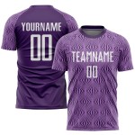 Jersey Weiß Sublimation Uniform Fußball Lila Custom Jersey Weiß Sublimation Uniform Fußball Lila Custom