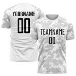 Jersey Schwarz Benutzerdefinierte Uniform Sublimation Weiß Fußball Jersey Schwarz Benutzerdefinierte Uniform Sublimation Weiß Fußball