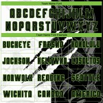 Graffiti Scratch Sublimation Custom Fußball Grün Muster Jersey Schwarz-Neon Uniform Graffiti Scratch Sublimation Custom Fußball Grün Muster Jersey Schwarz-Neon Uniform