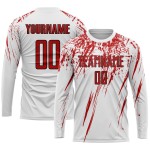 Sublimationstrikot Uniform Rot-Schwarz Custom Weiß Fußball Sublimationstrikot Uniform Rot-Schwarz Custom Weiß Fußball