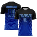 Royal-Light Sublimation Uniform Trikot Blau Fußball Custom Schwarz Royal-Light Sublimation Uniform Trikot Blau Fußball Custom Schwarz