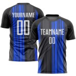 White-Royal Custom Jersey Fußballuniform Sublimation Schwarz White-Royal Custom Jersey Fußballuniform Sublimation Schwarz
