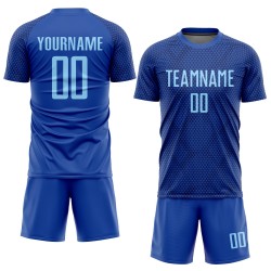 Jersey Royal Sublimation Uniform Custom Blau Licht Fußball Jersey Royal Sublimation Uniform Custom Blau Licht Fußball