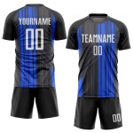 White-Royal Custom Jersey Fußballuniform Sublimation Schwarz White-Royal Custom Jersey Fußballuniform Sublimation Schwarz