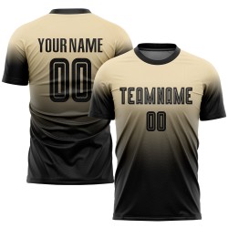 Sublimation Schwarz Verblassen Benutzerdefinierte Mode Jersey Creme Uniform Sublimation Schwarz Verblassen Benutzerdefinierte Mode Jersey Creme Uniform