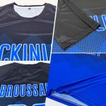 Royal-Light Sublimation Uniform Trikot Blau Fußball Custom Schwarz Royal-Light Sublimation Uniform Trikot Blau Fußball Custom Schwarz