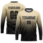 Sublimation Schwarz Verblassen Benutzerdefinierte Mode Jersey Creme Uniform Sublimation Schwarz Verblassen Benutzerdefinierte Mode Jersey Creme Uniform