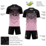 Schwarzlicht Custom Fußball Rosa Uniform Trikot Sublimation Schwarzlicht Custom Fußball Rosa Uniform Trikot Sublimation