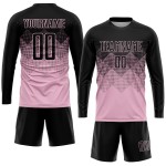 Schwarzlicht Custom Fußball Rosa Uniform Trikot Sublimation Schwarzlicht Custom Fußball Rosa Uniform Trikot Sublimation