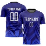 Fußball Dunkle Uniform Royal-Navy Sublimation Weiß Custom Lila Jersey Fußball Dunkle Uniform Royal-Navy Sublimation Weiß Custom Lila Jersey