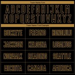 Gold Custom Uniform Schwarz Jersey Fußball Alte Sublimation Gold Custom Uniform Schwarz Jersey Fußball Alte Sublimation