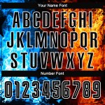Uniform Custom Soccer Sublimation Figur Schwarz-Weiß Flamme Trikot Uniform Custom Soccer Sublimation Figur Schwarz-Weiß Flamme Trikot
