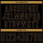 Gold Custom Uniform Schwarz Jersey Fußball Alte Sublimation Gold Custom Uniform Schwarz Jersey Fußball Alte Sublimation