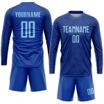 Jersey Royal Sublimation Uniform Custom Blau Licht Fußball Jersey Royal Sublimation Uniform Custom Blau Licht Fußball